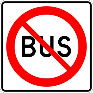 Interdiction-autobus